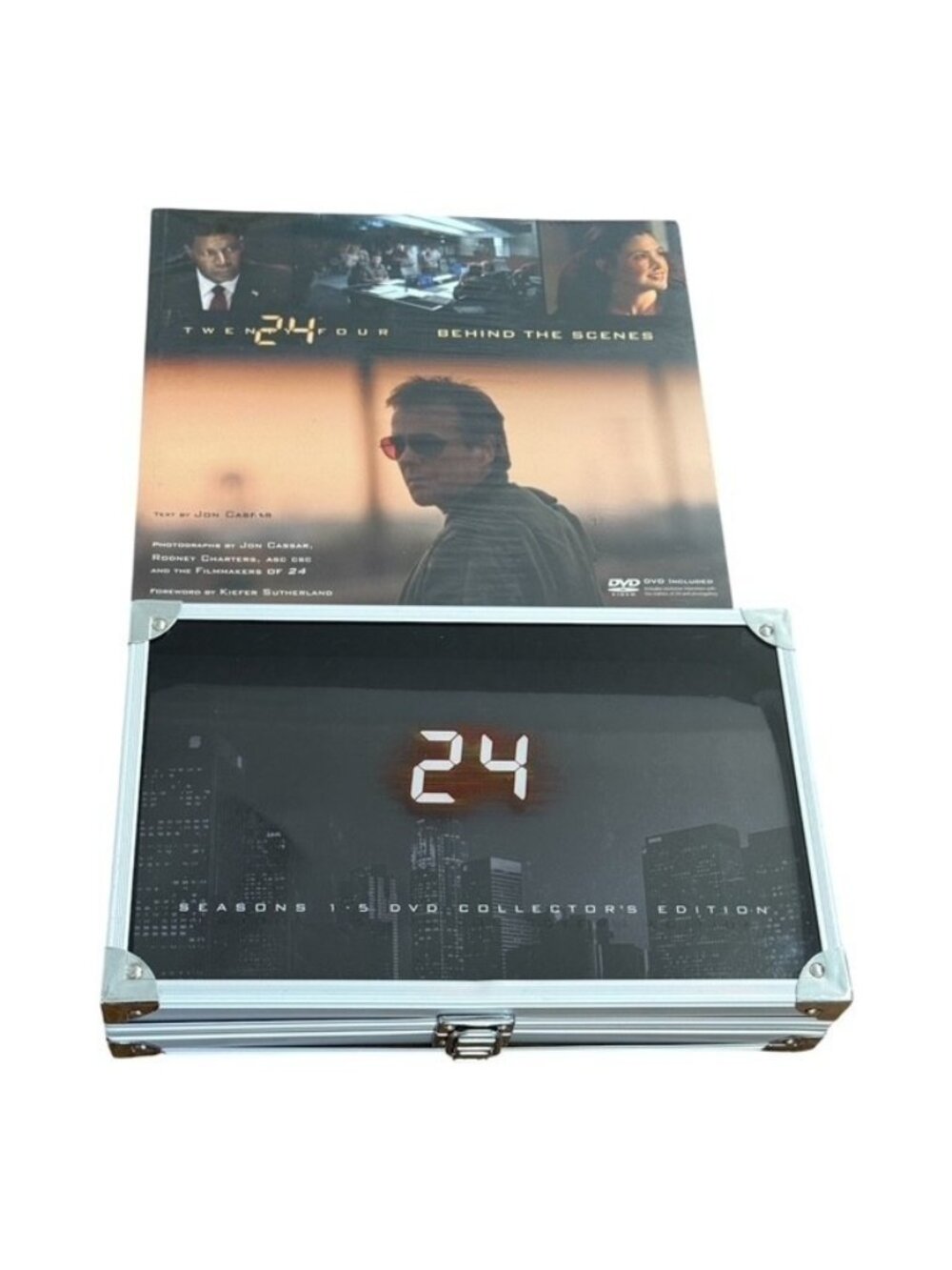 24 Seasons 1-5 DVD Collectors Edition Box Set Case Behind the Scenes Book